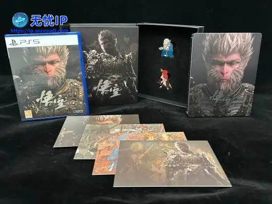 《黑神话：悟空》国行实体版开箱！铁盒徽章超精致